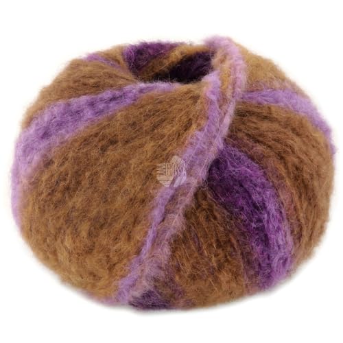 LANA GROSSA Gigante | Voluminous alpaca yarn with a textured effect and gradient stripes | Hand-knitting yarn made from 70% alpaca (fine) and 30% polyamide | 100g wool for knitting and crocheting | 300m yarn on sale