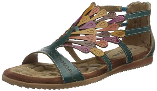 LAURA VITA Damen VACCAO Römersandalen, Violett (Violet), 41 EU im Sale