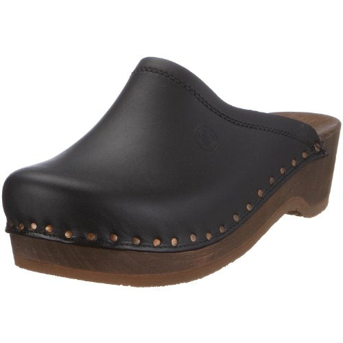 Berkemann Herren natuur-teffler Pantoletten, Schwarz, 48.5 EU im Sale