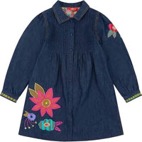 Thumbnail for Oilily Mädchen Jeans Kleid Dasch-122 - Kindermode : Mädchen im Sale