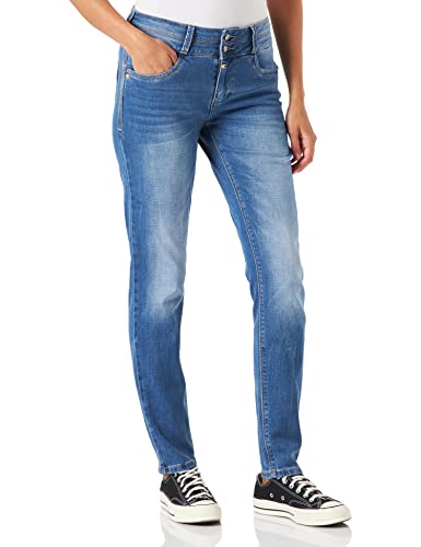 Timezone Damen Slim EnyaTZ Womenshape, Intense Blue Wash, 27W / 32L EU im Sale