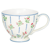 Thumbnail for Greengate STWTECHAN0106 Hannah teacup white 0.4 l (1 piece)