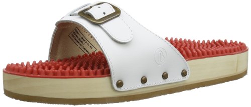 Berkemann Unisex Noppen-sandale Pantoletten, Weiß Weiß 100, 43 1/3 EU im Sale