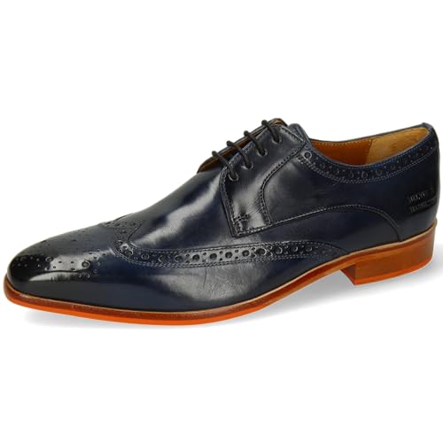 Melvin &amp; Hamilton Derby Shoes Men Lewis 3 Blue 46 on Sale