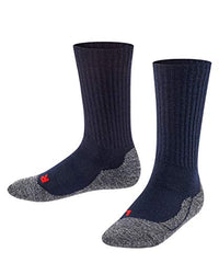 Thumbnail for FALKE Unisex Kids Socks Active Warm K So Wool Functional Material Thick Breathable Plain 1 Pair, Blue Marine 6120, 31-34 on Sale