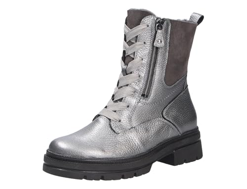 Waldläufer Damen Schnürboots H-Amara Silber 41 im Sale
