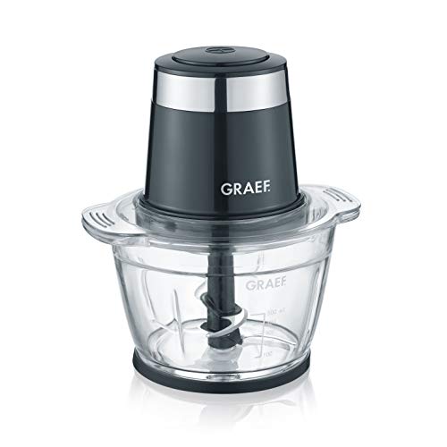 GRAEF. CH502EU Zerkleinerer, Glas, 1 Liter, Schwarz im Sale