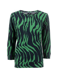 Thumbnail for s'questo Strick 3/4 Strickpullover, 3/4-Armlänge, Rundhalsausschnitt Navy Soquesto Kollektion Just Enjoy im Sale