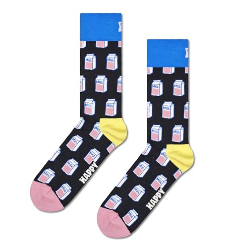 Happy Socks Unisex Milk Bedruckte hohe Socken, bunt, 36-40 im Sale