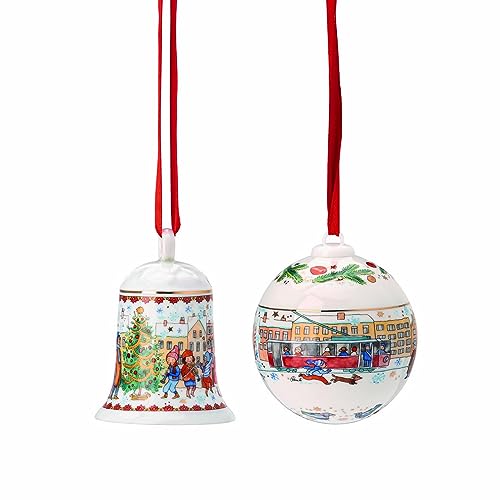 Hutschenreuther 02486-727448-28688 2023-Weihnachtsklänge Glocke/Kugel, 2 Teilig im Sale