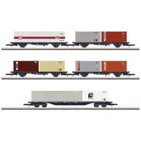 Thumbnail for Märklin 82664 Z 5er-Set Wagen Container-Transport, MHI im Sale