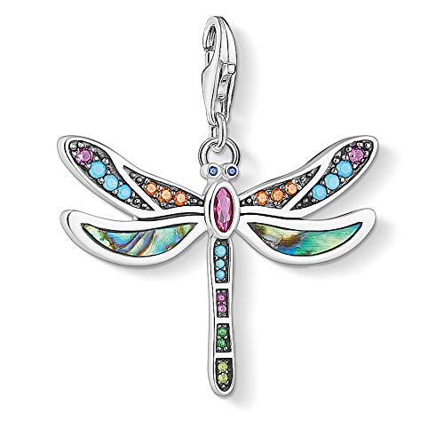 Thomas Sabo Damen Charm-Anhänger Libelle Charm Club 925 Sterling Silber 1757-964-7 im Sale