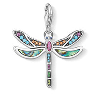 Thumbnail for Thomas Sabo Damen Charm-Anhänger Libelle Charm Club 925 Sterling Silber 1757-964-7 im Sale