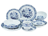 Thumbnail for CreaTable, 15403, Allround Series - ONION PATTERN, 10-piece dinnerware set, combination service made of porcelain, dishwasher and microwave safe, Made in Europe on sale