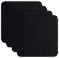 Thumbnail for ASA 7835420 Untersetzer - Glasuntersetzer - schwarz - Kunstleder 10 x 10 cm im Sale