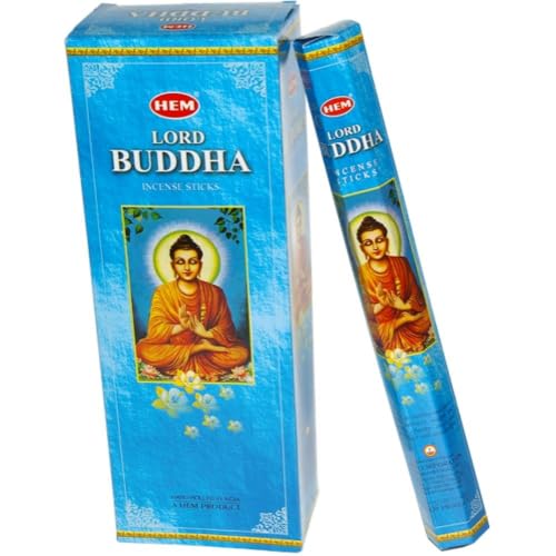 Hem Lord Buddha Räucherstäbchen, 6 Stück, sechseckig, 20 Stück = 120 Stück im Sale