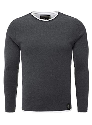 KEY LARGO Herren MSW Sarasota Sweatshirt, Anthra (1101), im Sale