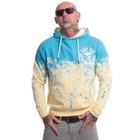 Thumbnail for Yakuza Herren Splash Allover Kapuzenpullover, Whitecap Gray, im Sale