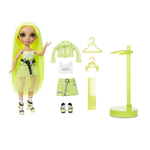 Rainbow High Fashion Doll - Amaya Raine - Regenbogen Puppe mit Luxus-Outfits, Accessoires und Puppenständer Series 2 Mädchen ab 6+ Jahren im Sale