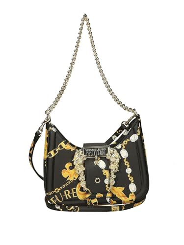 Versace Jeans Couture women's hobo bags black - gold on sale