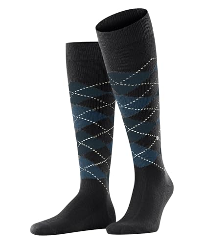 Burlington Herren Preston Kniestrümpfe weiches Material Herrenkniestrümpfe verstärkt mit flacher Naht für druckfreie Fußspitze modisch mit Argyle 1 Paar im Sale
