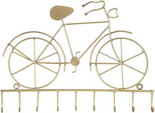 Clayre & Eef Schlüsselbrett 32x4x23 cm Gold 6Y1385GO im Sale