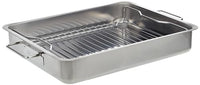 Thumbnail for IKEA Koncis oven dish with rack, stainless steel, silver, x 32 x 7 cm on sale