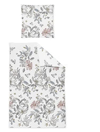 Thumbnail for Irisette Mako-Satin Bettwäsche Set Nova 8388 Stone 135 x 200 cm + 1 Kissenbezug 80x80 cm im Sale