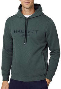 Thumbnail for Hackett London Herren Heritage Hoody Kapuzenpullover, Green (Dark Green), im Sale