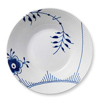 Thumbnail for Royal Copenhagen Blue Fluted Mega Blau gerippter Suppenteller aus Porzellan gefertigt, Rund, 24cm 1016910 im Sale