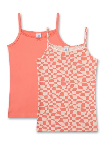 Sanetta Mädchen-Unterhemd (Doppelpack) Rosa | Hochwertiges und nachhaltiges Unterhemd für Mädchen aus Bio-Baumwolle. Inhalt: 2er Set Unterwäsche für Mädchen 128 im Sale