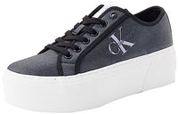 Thumbnail for Calvin Klein Jeans CUPSOLE FLATFORM NY PEARL WN Cupsole Sneaker Women, Black (Black/Lavender Aura), 39 EU on sale