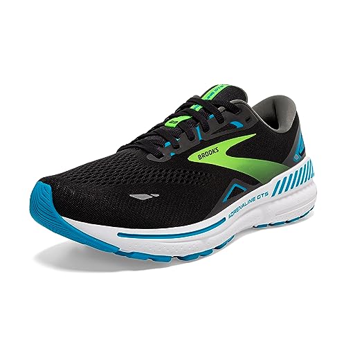 Brooks Men's Adrenaline Gts 23 Sneaker, Nine Iron Folkstone Sulfur, 42.5 EU on sale