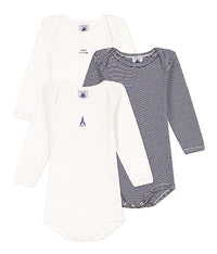Thumbnail for Petit Bateau Unisex Baby Gestreifter Body mit langen Ärmeln, Variante 1, 24 Monate im Sale