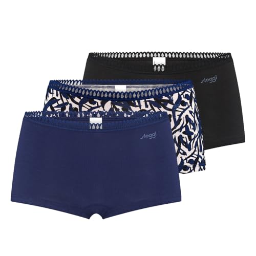 sloggi Damen GO Crush Short C3P, Blue - Dark Combination, im Sale