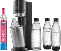 Thumbnail for SodaStream Wassersprudler DUO mit Quick-Connect CO2-Zylinder| inkl. 2x 1L Glasflasche und 2x 1L FUSE Kunststoffflasche (spülmaschinengeeignet) | Farbe: Titan im Sale