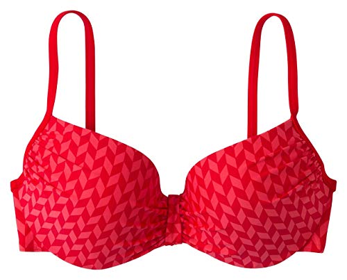 Etirel Damen Miriam Zig Zag Bikini, rot, 44C im Sale