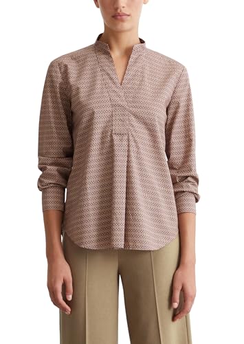 Marc OߴPolo women's tunic blouse made of organic cotton with collar, multicolored (Multi), 40 on sale