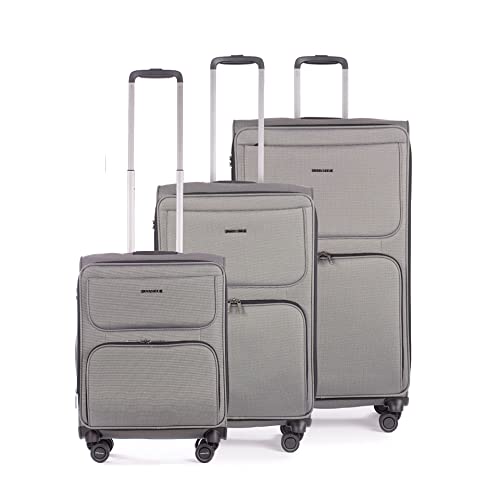 Stratic Bendigo Light + - Koffer-Set 3-teilig (S, M, L) Silver [23] im Sale