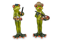 Thumbnail for formano beautiful frog couple artists, painters, hobby painters, collector figures, Froschhausen
