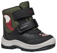 Thumbnail for Geox B FLANFIL Boy B ABX Snow Boot, Black/DK Green, 26 EU im Sale