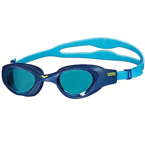 arena The One Junior Kinderschwimmbrille, Schwimmbrille mit Großen Gläsern, Anti-Beschlag und UV-Schutz, Selbstjustierender Nasensteg, Orbit-Proof-Dichtungen im Sale