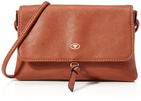 Thumbnail for TOM TAILOR Luna Damen Überschlagtasche Umhängetasche Klein Cognac Braun im Sale