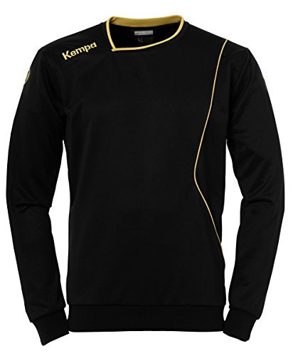 Kempa Herren Curve Training Top, schwarz/Gold, im Sale