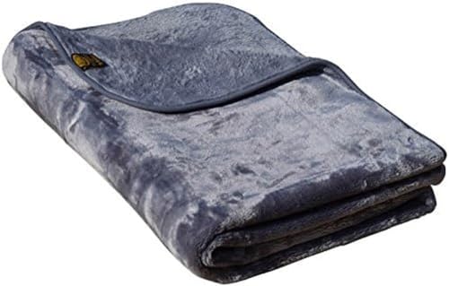 Amago - Kuscheldecke, Cashmere-Feeling, 180 x 220 cm - Anthrazit im Sale