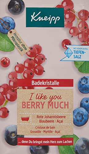 Kneipp Bath Crystals I Like You Berry Much, Red Currant &amp; Blueberry &amp; Açai 60 g on Sale
