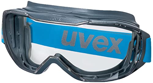 Uvex Megasonic - Schutzbrille für Arbeit & Labor - Transparent/Anthrazit-Blau im Sale