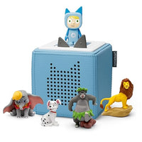 Thumbnail for Toniebox Extrapack – Toniebox Starterset Blau mit Kreativtonie + 4 x Disney Tierische Helden Hörfiguren, Audioplayer für Hörbücher und Lieder, kabellose Musikbox mit Disney Hörspiel im Sale