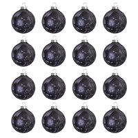 Thumbnail for VIVANNO Christmas balls Christmas tree balls ice lacquer ICY 6 cm (16 pieces) anthracite on sale