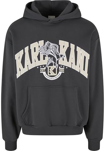 Karl Kani OG Eagle Print OS Hoodie Anthracite/lightsand im Sale